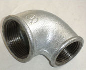 DN15 1/2" Grooved End Pipe Fittings Galvanized Straight Elbow
