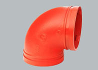 90 Elbow Grooved Couplings And Fittings PN16 With EPDM Gasket