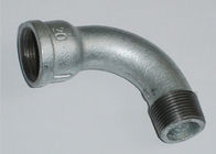 DN15 1/2" Grooved End Pipe Fittings Galvanized Straight Elbow