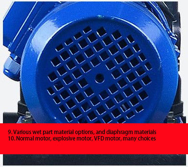 7bar Diaphragm Electric Vacuum Pump 40m Head For Wastewater