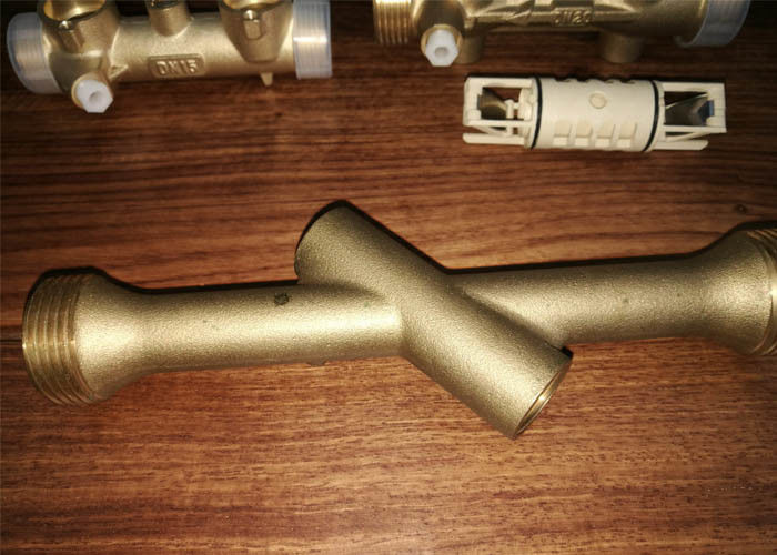 1/2" 110mm Brass Cubic Water Meter Tube Leak Detection PN16