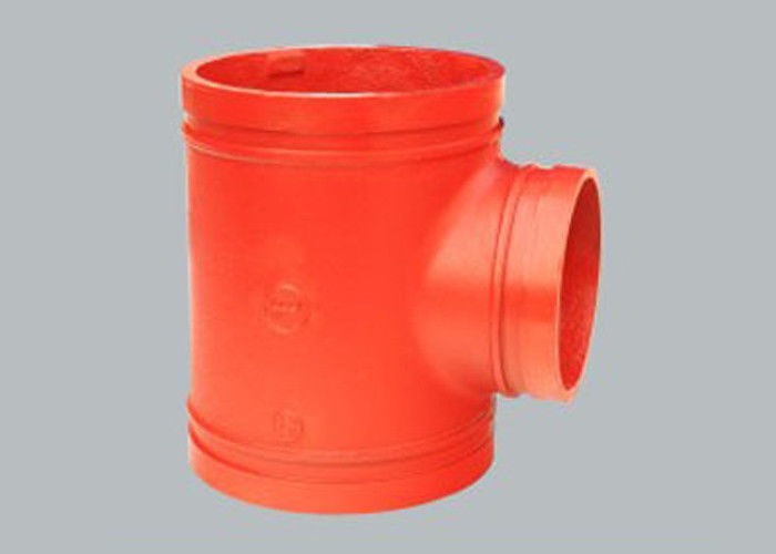 Pn16 Joints Tee Grooved Pipe Fitting DN1200 1200psi With SS304 Housing